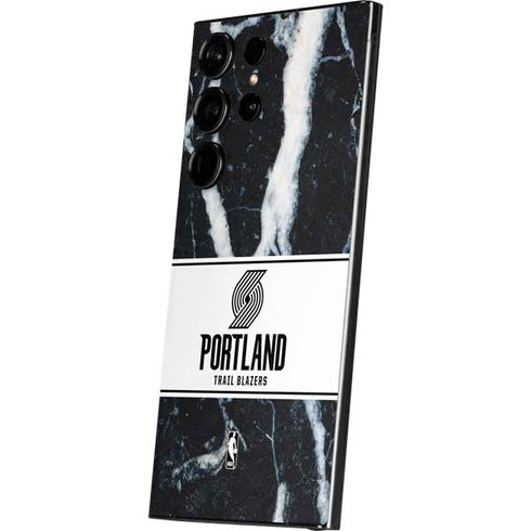 NBA Portland Trail Blazers Marble Galaxy S25 Ultra Skin
